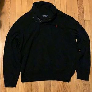 Polo pull over sweater